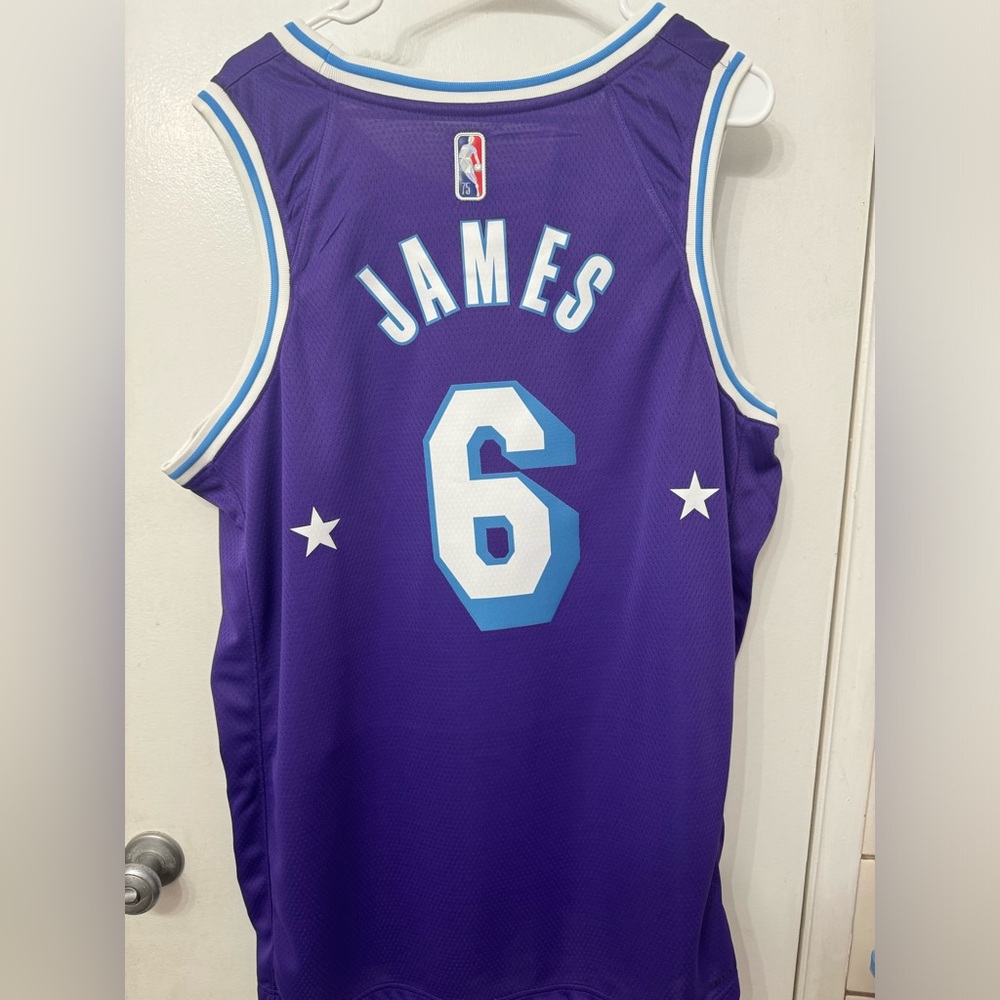 Lakers #6 James City Edition Authentic Jersey. - Picture 2 of 6
